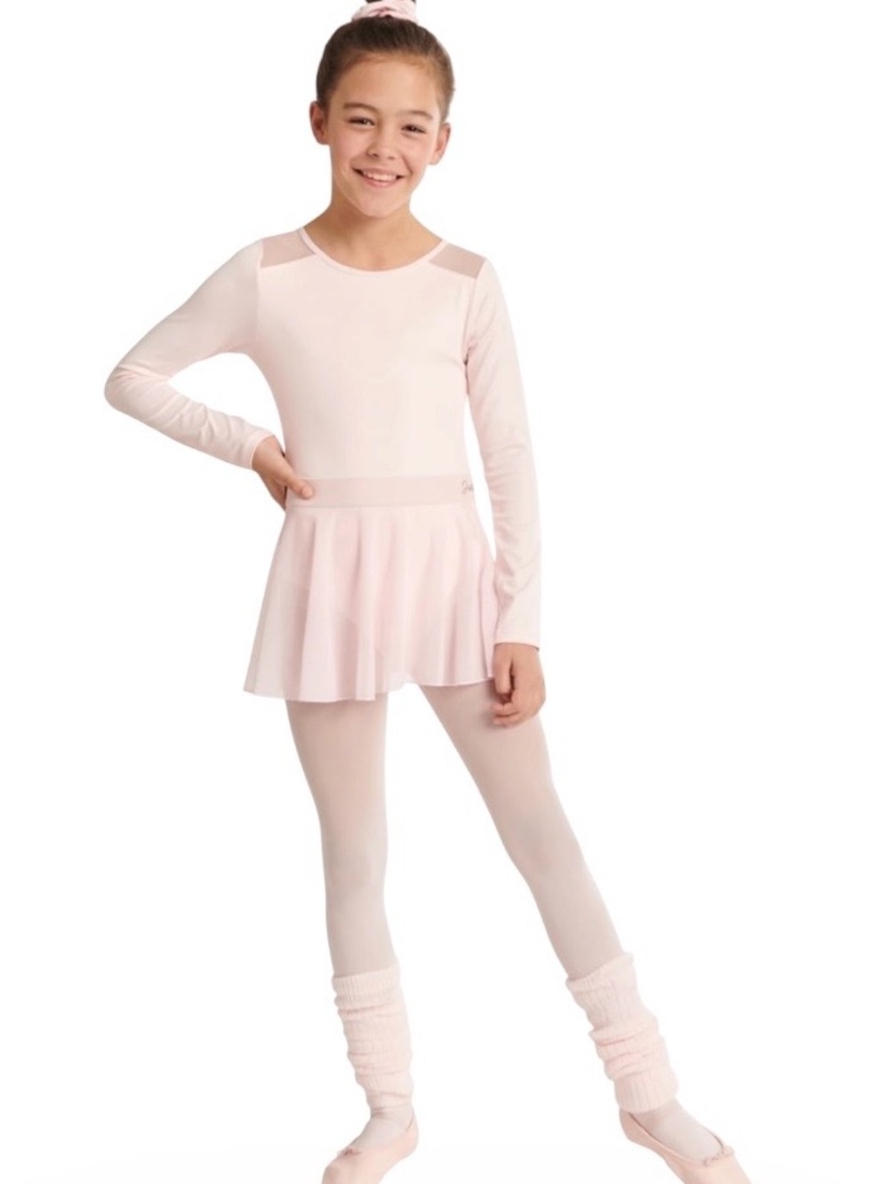 Justice Long Sleeve Gymnastics and Dance Leotard for Girls
